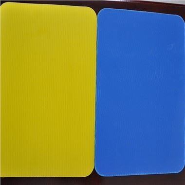 PP Hollow Board Yellow คอโรพลาสต์ กระดาษแข็งพลาสติก Twin Wall Profile