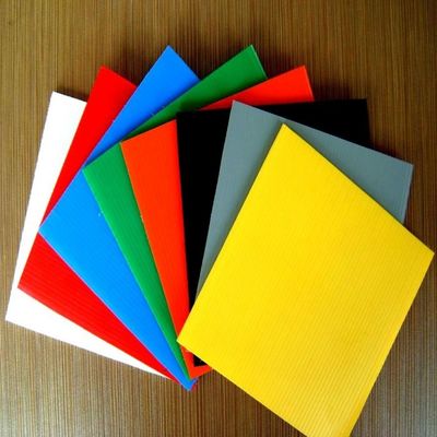 แผ่นพลาสติกโพลีโพรพิลีนลูกฟูกผนังคู่ หนา 2mm-12mm