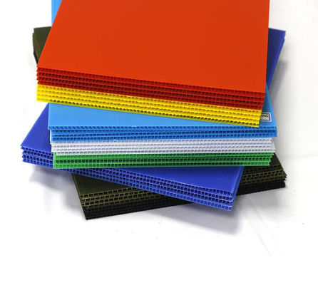 แผ่นพลาสติกลูกฟูก 4x8 สีดำ คอโรพลาสต์ PP แผ่นลูกฟูกกลวง