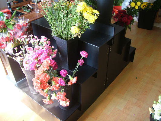 10mm Corflute Wedding Flower Display Stands Chemical Resistant