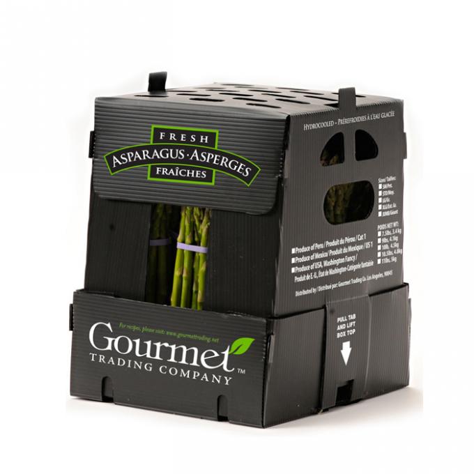 PP Fruit Packaging Box การหมุนเวียน OEM ODM Printable Corrugated Plastic Waterproof 0