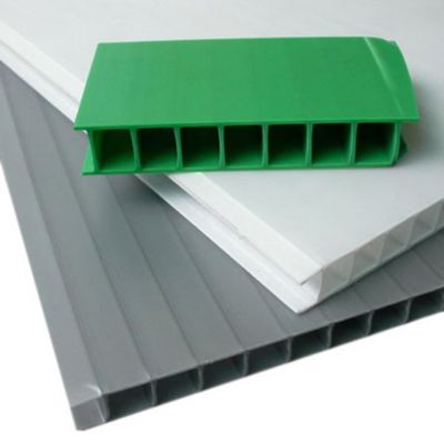 ลอนพลาสติก PP แผ่นกลวง โพลีโพรพีลีน แผ่นกลวง หนา 2mm-12mm