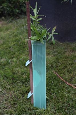 PP ลูกฟูกพลาสติกป้องกันต้นไม้ คอร์ฟลูต Sustainable Tree Guards