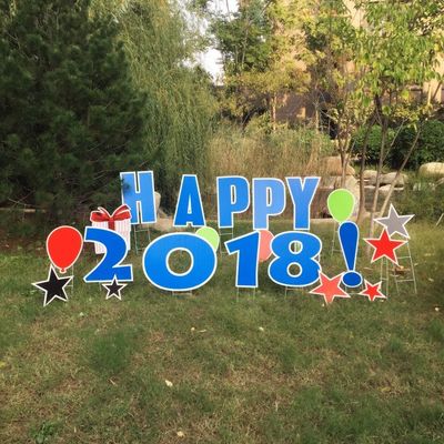 การ์ดกันน้ำ คอร์ฟลูต Yard 24x36 ตัวอักษรพลาสติกลูกฟูกใหญ่