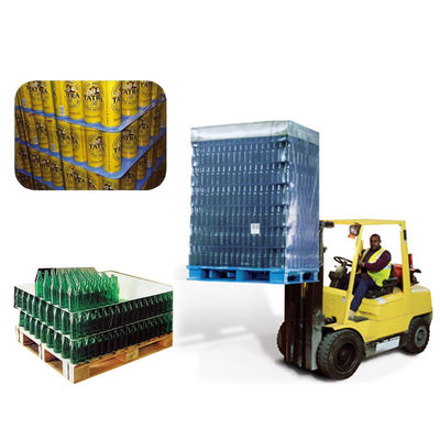 แผ่นชั้นพาเลทร่องผนังคู่ 3mm 4mm Layer Pad Pallet Sheets Blue