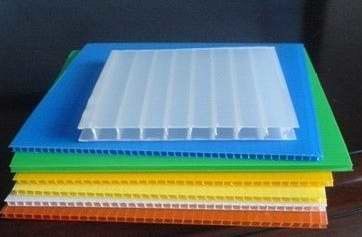 PP Black คอโรพลาสต์ Sheets 4x8 6mm แผ่นพลาสติกลูกฟูก