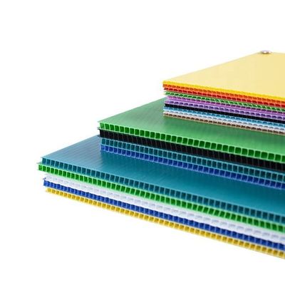 แผ่น คอร์ฟลูต สีขาว 4 มม. 4x8 คอโรพลาสต์ Sign Blanks สำหรับการโฆษณา