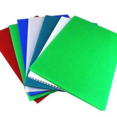 แผ่น คอร์ฟลูต สีขาว 4 มม. 4x8 คอโรพลาสต์ Sign Blanks สำหรับการโฆษณา