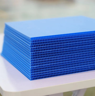 แผ่น คอร์ฟลูต สีน้ำเงิน 3mm 4mm แผ่นพลาสติกลูกฟูกสำหรับป้าย