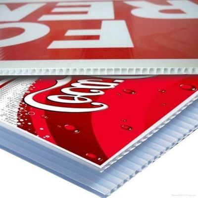 3mm Real Estate คอร์ฟลูต Signs กระดานแกนพลาสติกลูกฟูกทนรังสียูวี
