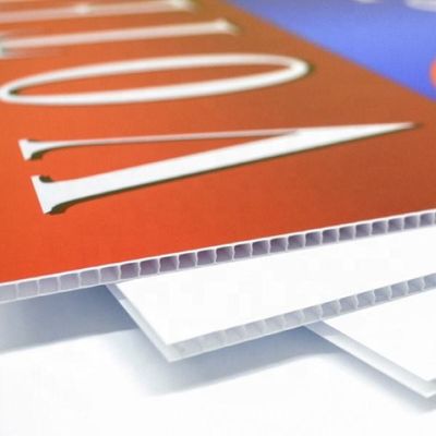 3mm 5mm คอร์ฟลูต Sign Weatherproof คอร์ฟลูต Display Boards
