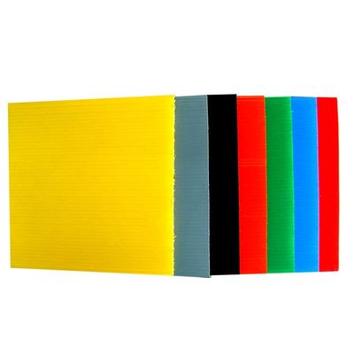 Weatherproof 2mm คอโรพลาสต์ Sheets 4mm 5mm Corrugated PP Sheet สีขาว
