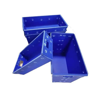กล่องหมุนเวียนพลาสติกแบบกำหนดเอง PP Hollow Box สำหรับจัดเก็บ