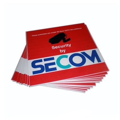 18x24 เป็นมิตรกับสิ่งแวดล้อม PP Polypropylene Corflute Yard Sign with H Stakes