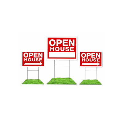 PP Corrugated Plastic Corflute Signs Polypropylene ปรับแต่งได้