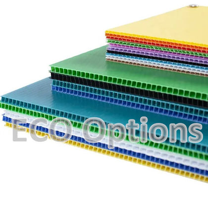 การรีไซเคิลแผ่นพลาสติก PP corrugated กระดาษ Corflute บอร์ด ECO ป้องกันตามความต้องการ