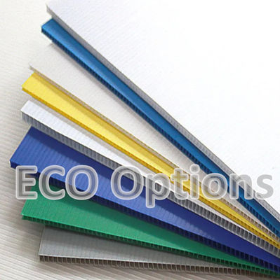 การรีไซเคิลแผ่นพลาสติก PP corrugated กระดาษ Corflute บอร์ด ECO ป้องกันตามความต้องการ