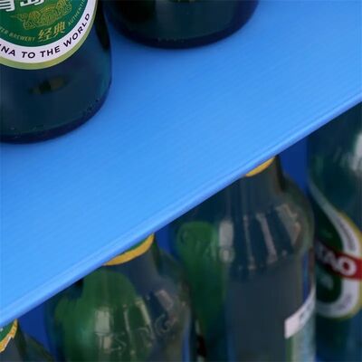 PP corrugated layer pads for bottle packaging, providing clean, hygienic and durable separation. Custom sizes, colors and thicknesses available to protect bottles and reduce transportation costs.